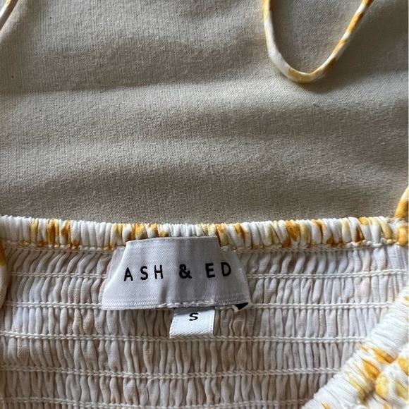 Ash & Eden Stuti Smocked Maxi Dress - Multi Floral Patchwork Tiered - Picture 8 of 14